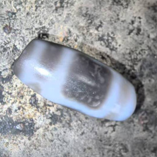 【已结缘】天地天珠  至純品質  牧區迴流老天珠   包漿細膩  皮殼磨損美麗    細風化大包漿  尺寸：26*12mm