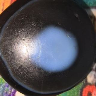 【木宝藏传】一眼板珠天珠   藏地老珠子  板面有明显风化纹理   眼睛精神  皮壳包浆油润 尺寸：33mm（=对孔直径）*10mm